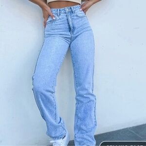 White Fox Light Wash Jeans